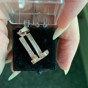 Collectible Silver 925 Twin Towers Pendant